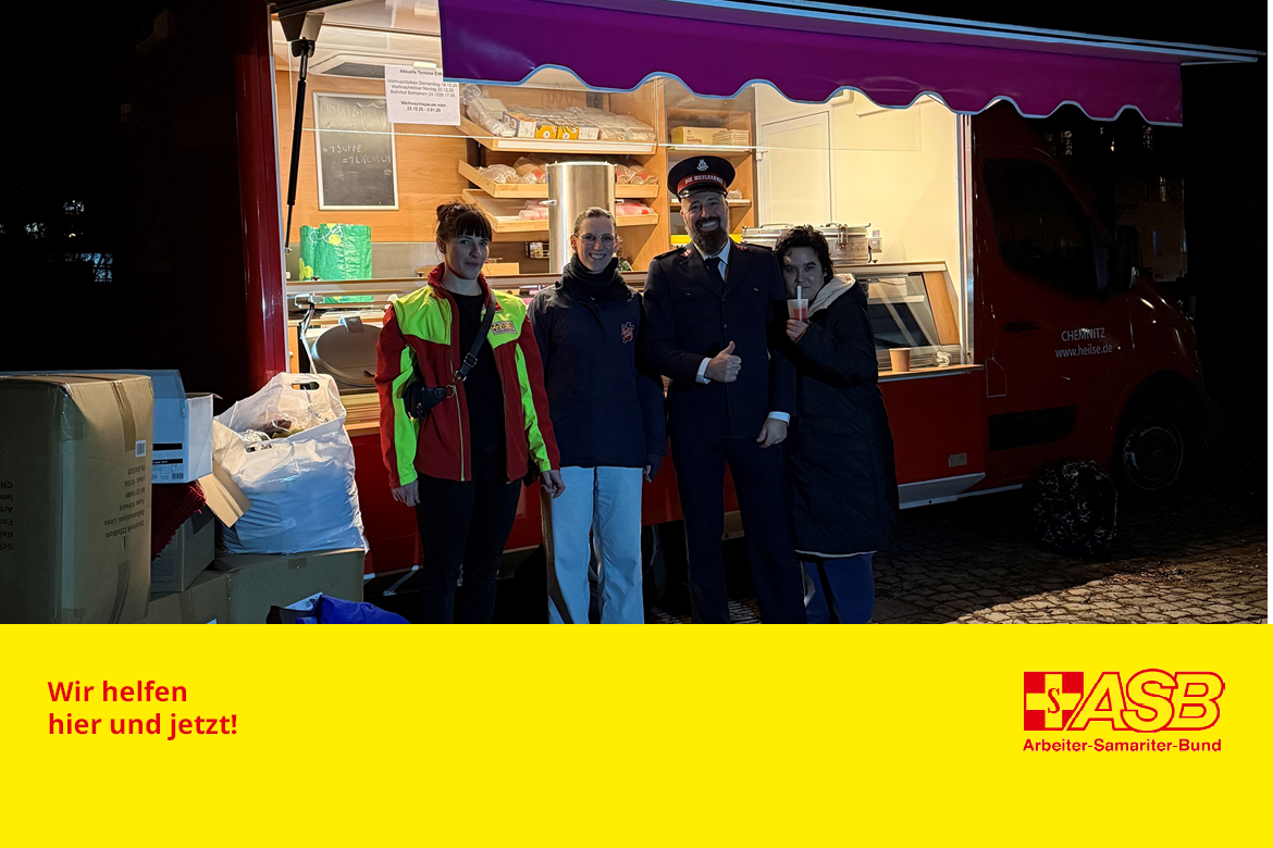 Wärme schenken, wo sie dringend gebraucht wird: ASB Chemnitz unterstützt die Kältehilfe