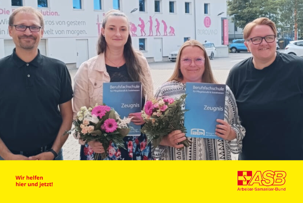 Erfolgreicher Abschluss in der Pflegeausbildung